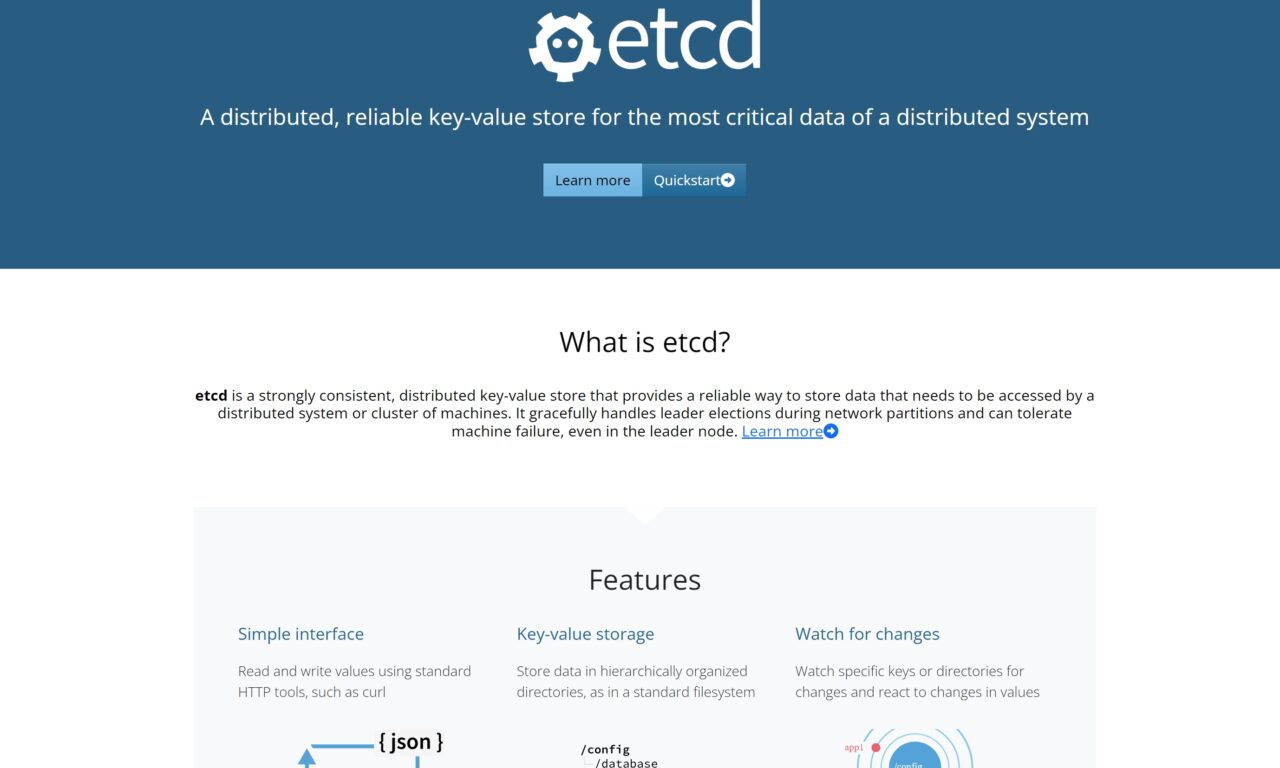 ETCD، یک پایگاه داده غیرمتمرکز کلید-مقدار برای داده‌های حساس سیستم‌های غیرمتمرکز