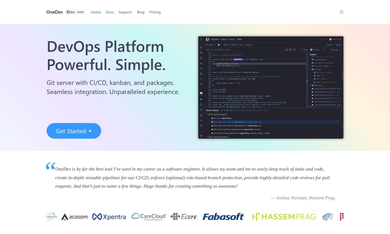 **عنوان:** پلتفرم DevOps قدرتمند و ساده OneDev برای مدیریت کد، CI/CD، و پروژهها
**یا:**
**عنوان:** سرور Git با قابلیت CI/CD، Kanban و بستهبندی، OneDev؛ ابزار کامل و یکپارچه برای توسعه نرمافزار
