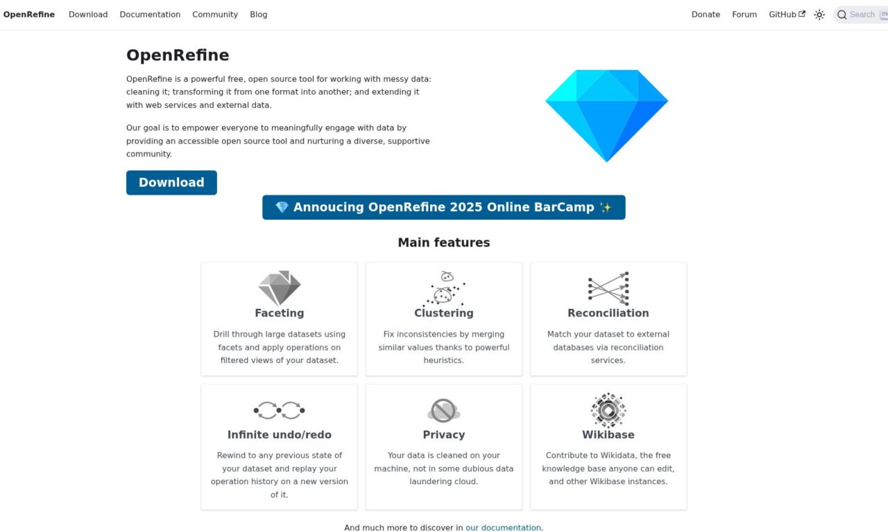 Here are a few headline options, progressing from more literal to more evocative:
**Literal:**
* **ابزار منبع باز OpenRefine برای پاکسازی و تبدیل دادههای نامنظم معرفی شد.** (OpenRefine, a free and open-source tool, was introduced for cleaning and transforming messy data.)
**More evocative/concise:**
* **کارگاه آنلاین OpenRefine ۲۰۲۵: ابزاری قدرتمند برای مدیریت و تجزیه و تحلیل دادهها.** (OpenRefine 2025 Online BarCamp: A powerful tool for data management and analysis.)
**Slightly more marketing-oriented:**
* **OpenRefine 2025: دادههای نامنظم را به اطلاعات باارزش تبدیل کنید.** (OpenRefine 2025: Transform messy data into valuable information.)
The best choice depends on the context where the headline will appear. If it’s for a blog post, the more evocative options might be better. If it’s for a news item, the more literal headline might be preferable.